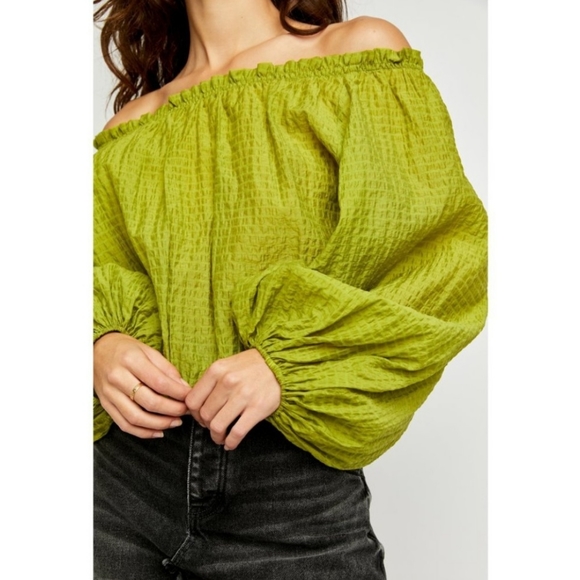 NEW Free People Alicia Free & Flowey Top Lace Fern sz Medium FP-1001 - Picture 11 of 12